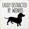Funny Dachshund Pine Wood Sign 7x7 Inch Wall or Shelf Farmhouse Decor
